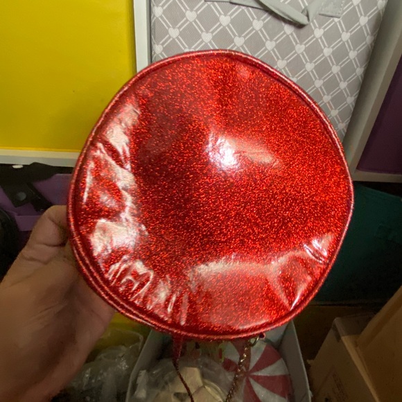 New festive Christmas gingerbread glitter crossbody handbag - Picture 5 of 8